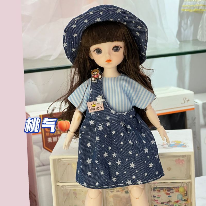 Búp Bê BJD 30cm 20 Khớp Nối Có Thể Tháo Rời Thời Trang Cho Bé Gái 1 / 6