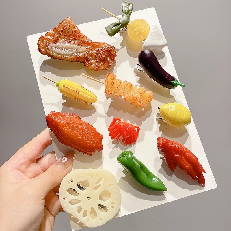 Kẹp Tóc Hình Bánh Quy Dễ Thương