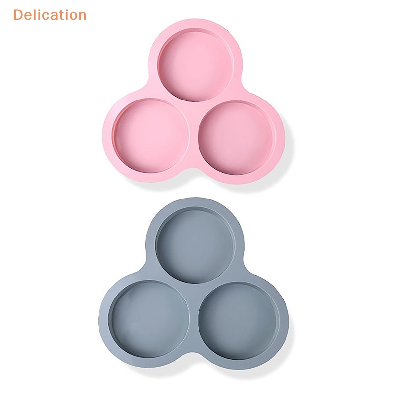 Khuôn làm bánh pancake trứng ELEBUY bằng silicon chống dính nấu bữa sáng/bánh mì kẹp/muffin trong nồi chiên không dầu