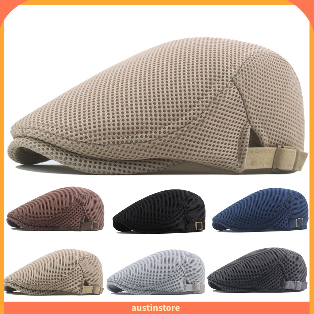 (Út Hàng Ngày) Mũ Beret Polyester Khoét Lỗ Hoàn Hảo Có Thể Giặt Được Cho Nam