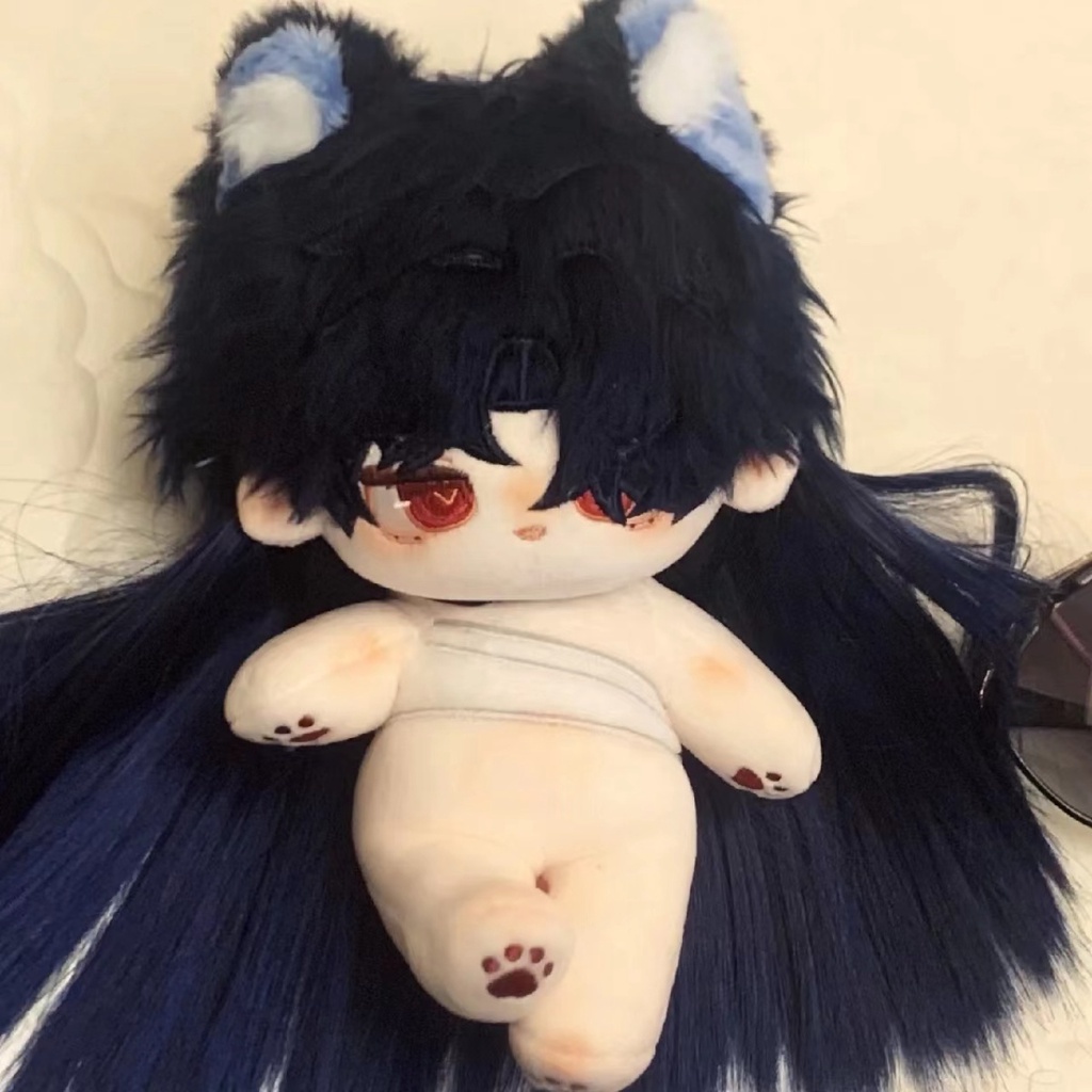 20 cm búp bê honkai: star rail blade plushie búp bê sang trọng quần áo bông thay đổi quần áo trang phục trang phục cosplay anime one-piece cotton cross-dressing
