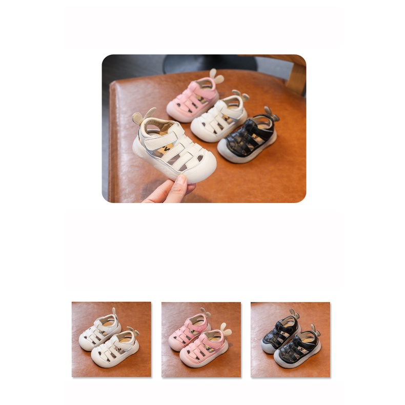 Summer baby boys girls sandals infant toddler shoes trẻ em anti-collision sandals ngoài trời soft bottom kids beach shoes comfort