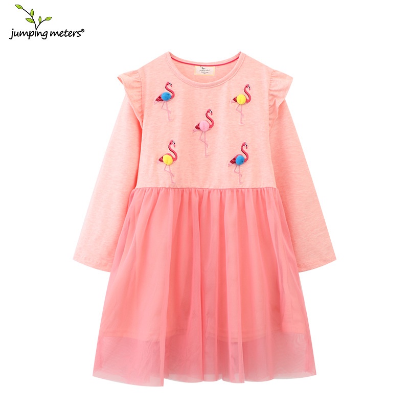 Đầm cotton Dệt Kim Thiết Kế Xinh Xắn Cho Bé Gái