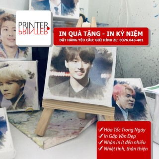 Tranh vải canvas in theo yêu cầu - Khung ảnh canvas nhiều kích thước