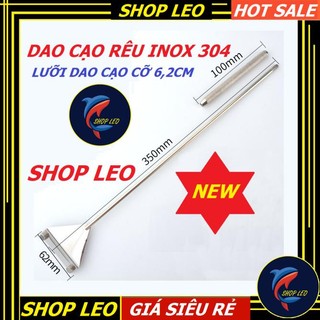 Combo dao cạo rêu inox 304 + 1 lưỡi dao cạo - dụng cụ vệ sinh bể thủy sinh
