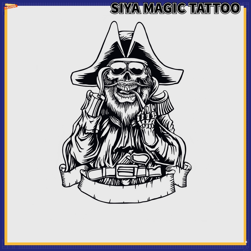 【SIYA Magic Tattoo】Hình Xăm Dán Tạm Thời Chống Nước 6cm x 10cm Sang 10-15 Ngày