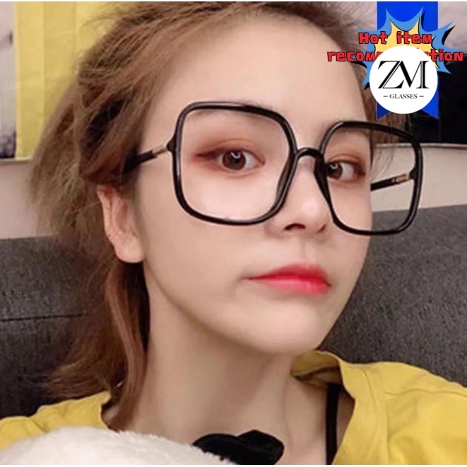 kính cận thị kính thời trang khung kính Kính chống tia bức xạ và ánh sáng xanh -0,5 --> -6,0 độ ống kính có thể tháo rời Kính nam và nữ 099