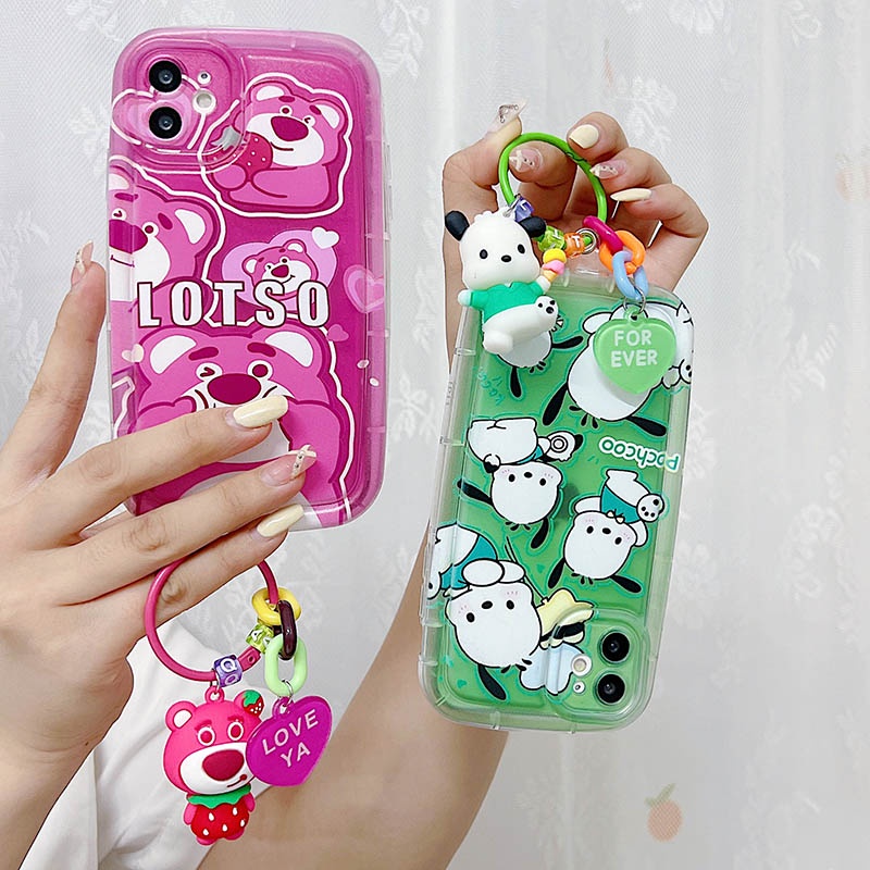 Cinnamoroll purin pochacco dog case cho samsung galaxy s23 ultra s23 plus a71 4g a72 a73 5g a04e cartoon strawberry bear kuromi kitty cat melody rabbit soft tpu phone cover vỏ