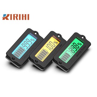 RIRIHI Ly6w 12-48v chỉ báo dung lượng pin axit chì lcd hiển thị tỷ lệ phần trăm pin lithium màn hình kiểm tra vôn kế