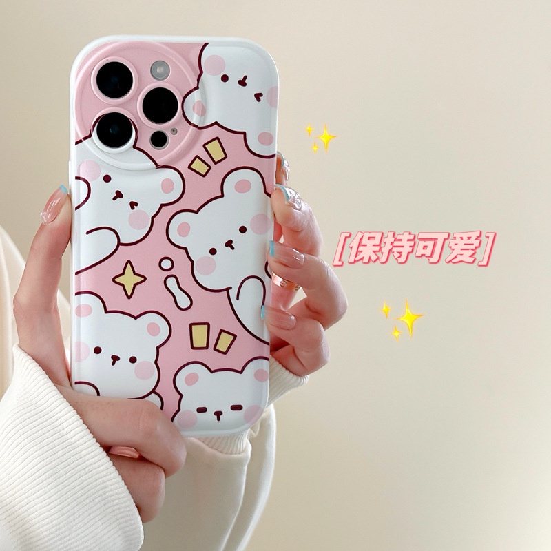 Ốp Điện Thoại Hình Gấu Cho iphone15 / 14promax / 13 / 12 / 11 / xr / xs / x / xsmax / 6 / 6plus / 7 / 8plus