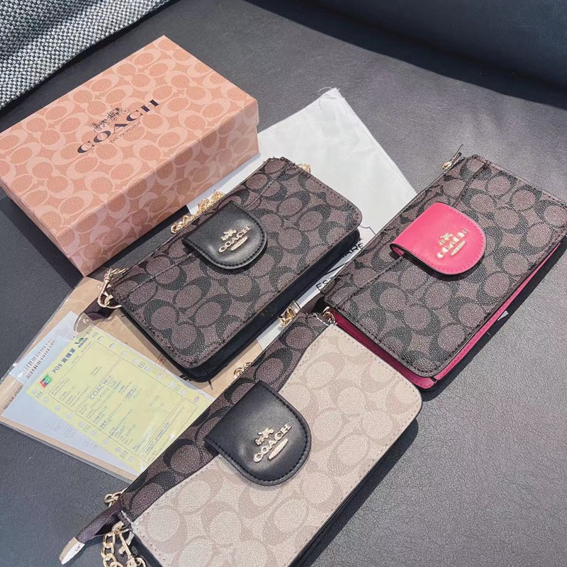 Bộ Túi Đeo Chéo Vai Nhỏ Bằng Nhựa pvc l2eather coach-c3328-imaa8 k