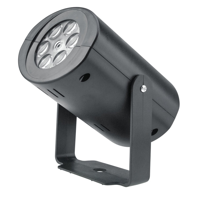 Đèn led Chiếu laser 12 Bóng Hình Bông Tuyết Màu Đen Với Phích Cắm us Trang Trí halloween