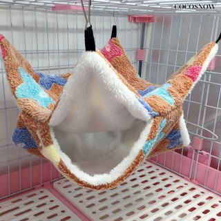 [cisi] Pet sugar glider hamster double-layer hammock treo túi sóc