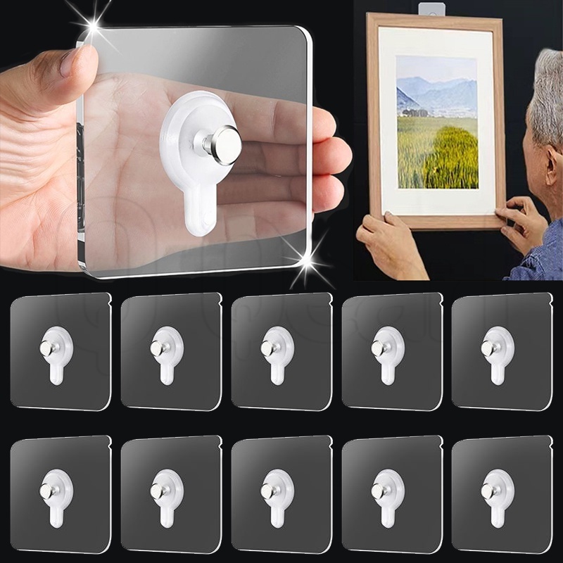 Non-marking strong adhesive screw stickers / punch-free wall hanging hook / non-trace adhesive nails