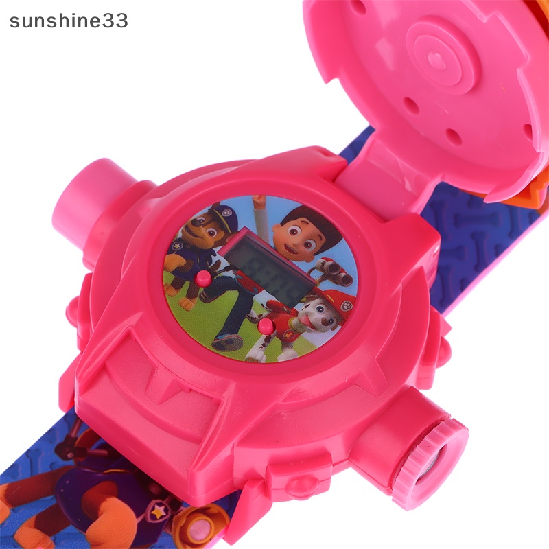 Su anime paw patrol đồng hồ kỹ thuật số chiếu 24 phong cách anime hành động hình con chó mô hình đồ chơi marshall chase kid gift n