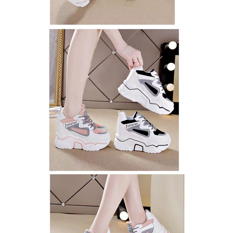 Phiên bản hàn quốc của đế dày, tăng sự thoải mái, giày cao gót, giày thể thao thông thường cho nữ