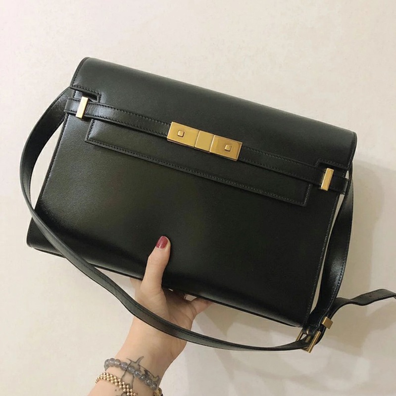 Túi 2023 túi phong cách mới hợp thời trang woods manhattan túi nữ da thật all-match kelly túi one-shoulder messenger underar