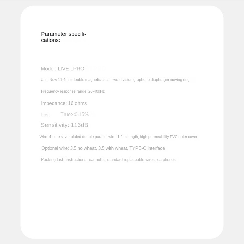 Super tfz live 1 pro 3.5mm / type-c in ear tai nghe hifi noice cancelling monitor tai nghe có dây tai nghe tai nghe chơi game dj mic