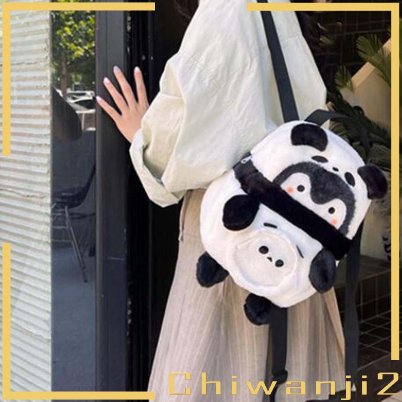 Penguin panda ba lô động vật nhồi bông túi sang trọng cho quà tặng sinh nhật phụ nữ