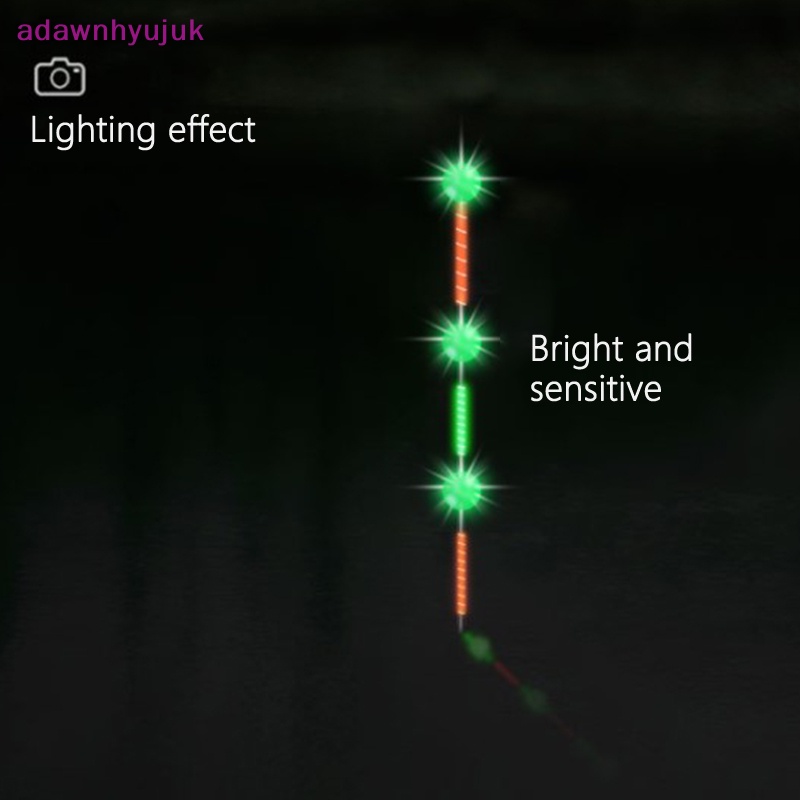 Adawnhyujuk phao câu cá thông minh cắn báo động mồi cá đèn led thay đổi màu sắc phao với vn