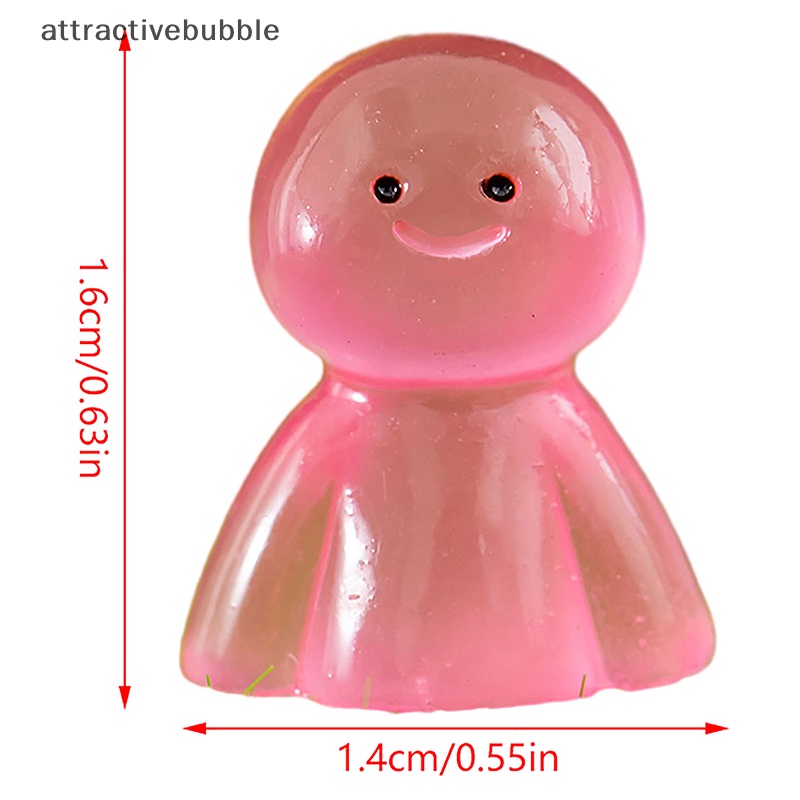 Atvn 2/5 cái trang trí búp bê ánh nắng mặt trời phát sáng mini màu phim hoạt hình búp bê vi cảnh trang trí nhà búp bê đồ chơi thu nhỏ martijn