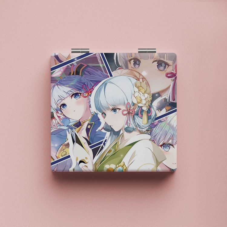 Genshin impact nilou kamisato ayaka noelle yoimiya raiden shogun gương gấp mỹ phẩm cầm tay
