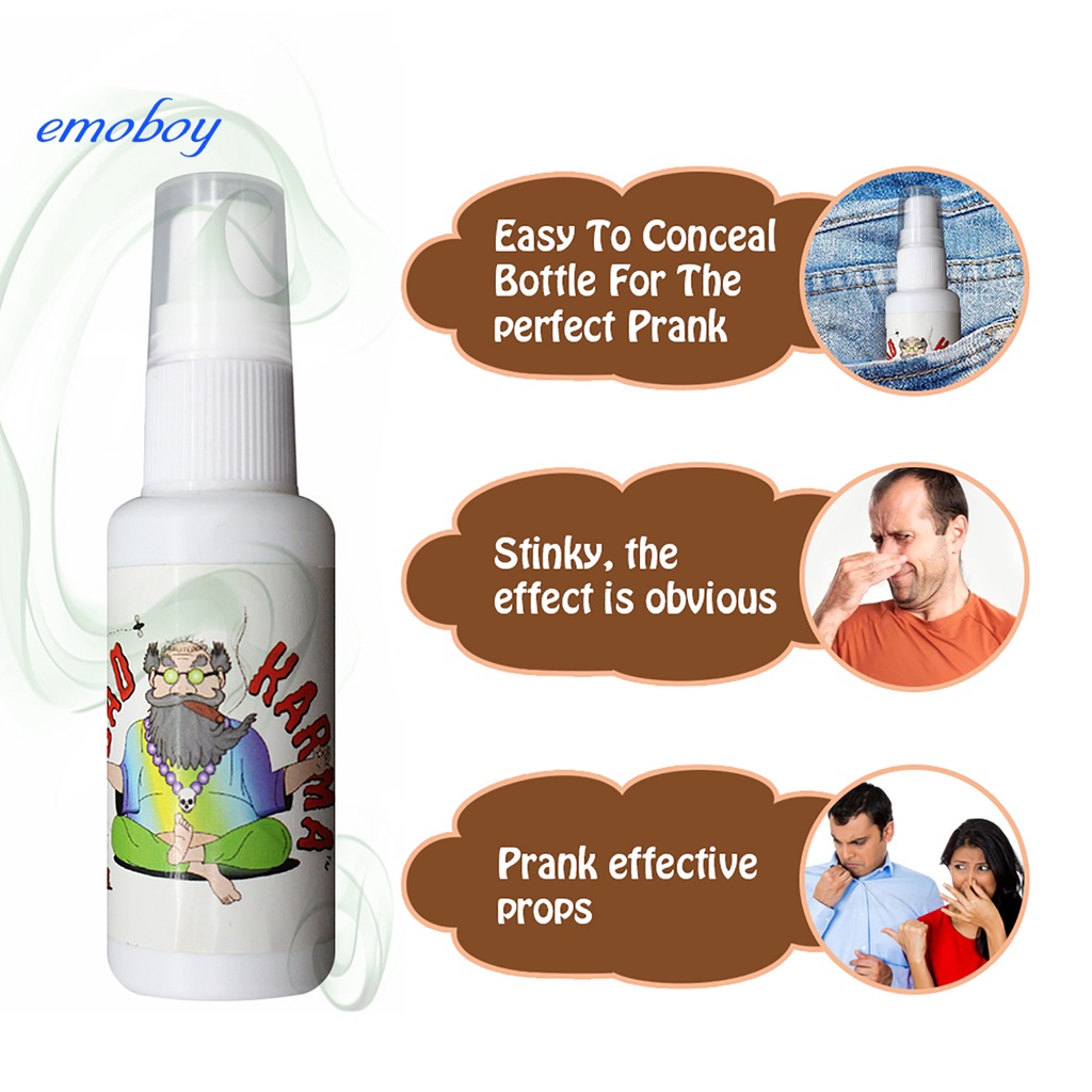 Emoboy sáng tạo khó chịu mùi hôi thối rắm bom gag trò đùa trò đùa công cụ lừa vui nhộn