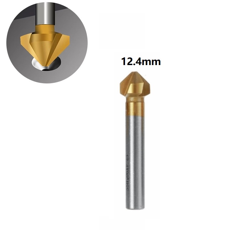 Mũi khoan chìm 6.3 / 8.3 / 10.4 / 12.4 / 16.5 / 20.5mm 61mm mạ titan
