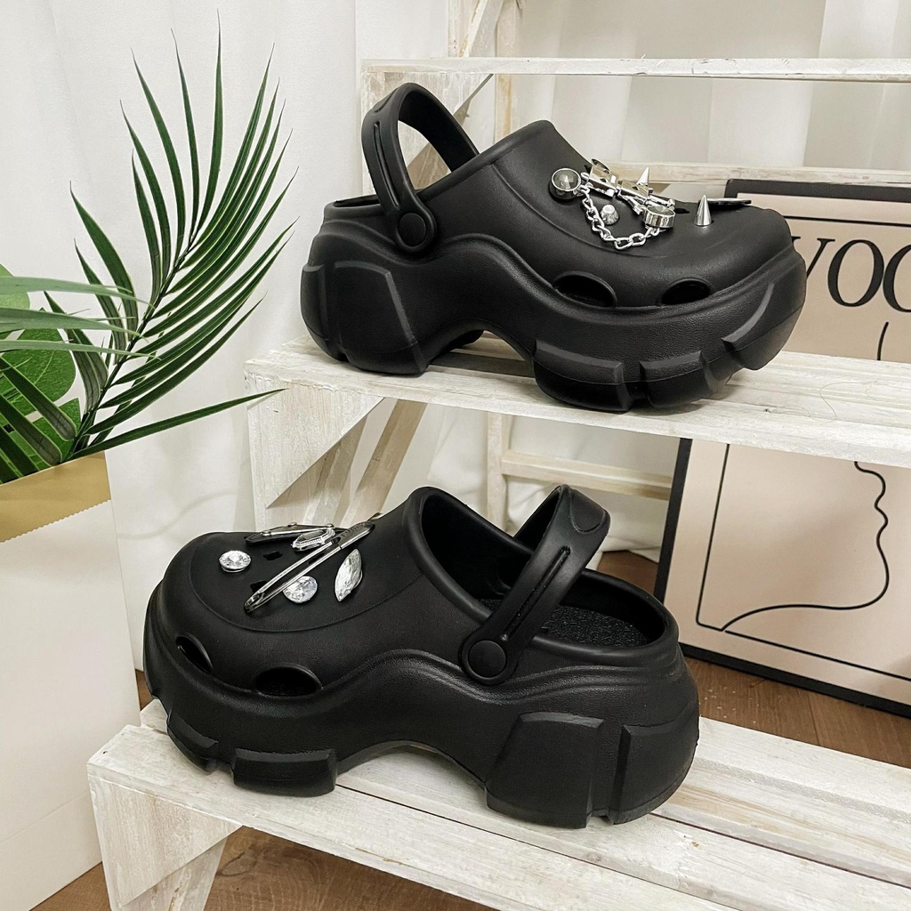 HHH  Dép CROSS 5CM dép Sandal nữ Mùa hè Đế Dày thoải mái Xinh Xắn    Thanh lịch Beautiful Comfortable Korean Style B98G14L 37Z230910