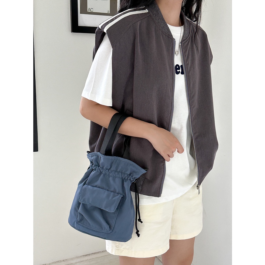 Túi Xách Dây Rút Phong Cách Hàn Quốc Mới Cho Nữ