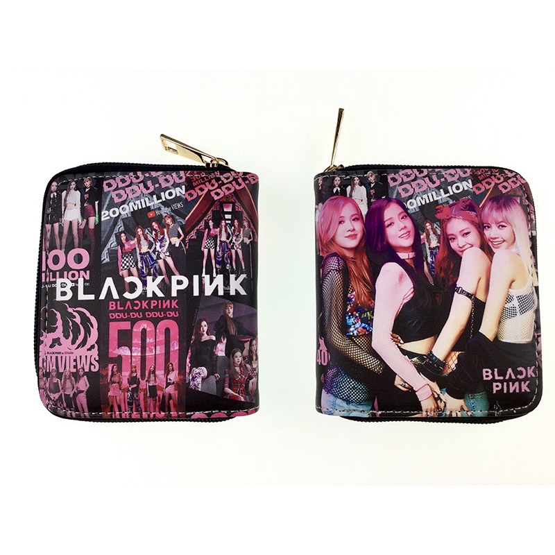 Blackpink Ví Cầm Tay Đa Năng Có Khóa Kéo In Hình Ngôi Sao Xinh Xắn Cho Nam Và Nữ