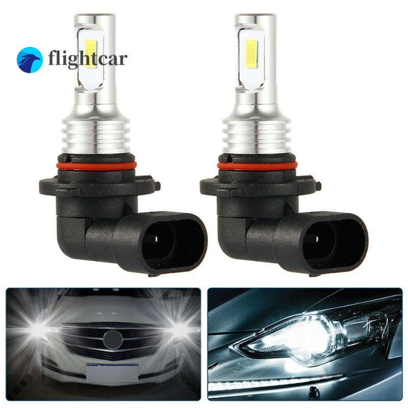 Ft 2 cái 35w 9005 hb3 đèn pha led bộ bóng đèn chip xe hơi lỗi canbus đèn pha miễn phí 6000k
