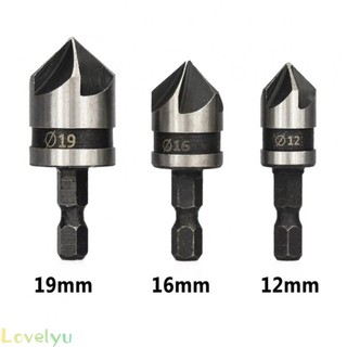 ⭐24H SHIPING ⭐Drill Bit 90 Degree Carbon Steel Chamfer Chamferer Drilling Hexagon Power Tools