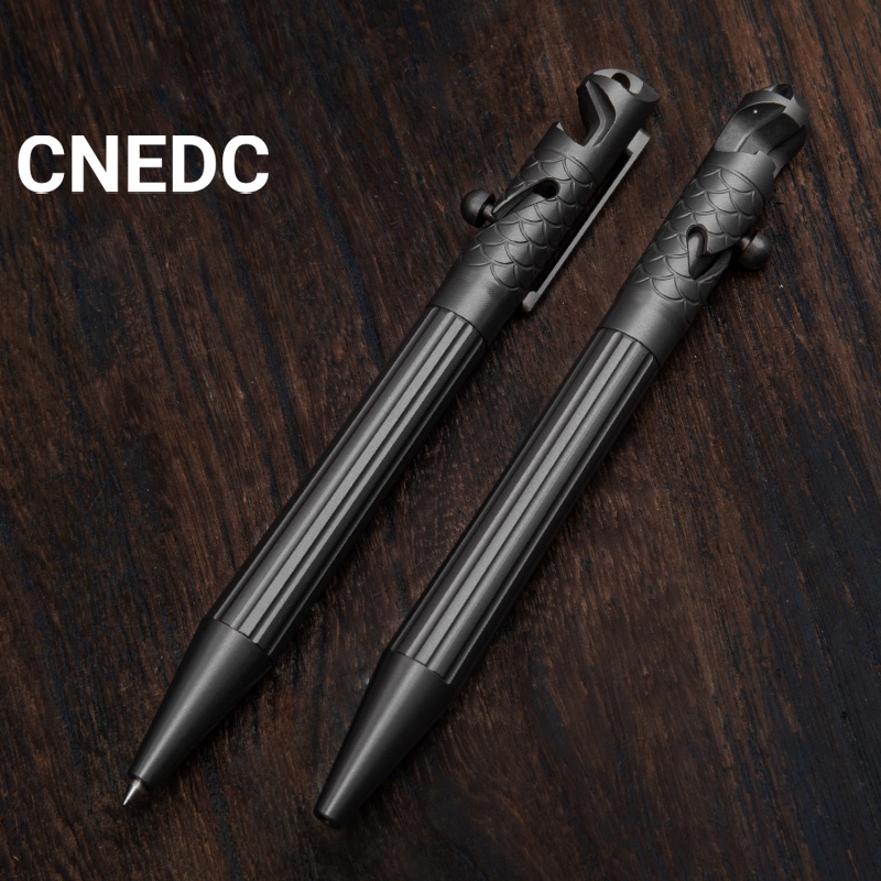 Cnedc hợp kim titan bút ký kinh doanh bút cá nhân sáng tạo bút viết bi tiện lợi dụng cụ ngoài trời