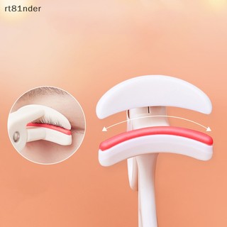 Rt makeup tool eyelash curler partial wide-angle partial curling lash curler rubber lashes pad beginners fake false eyelash aid n