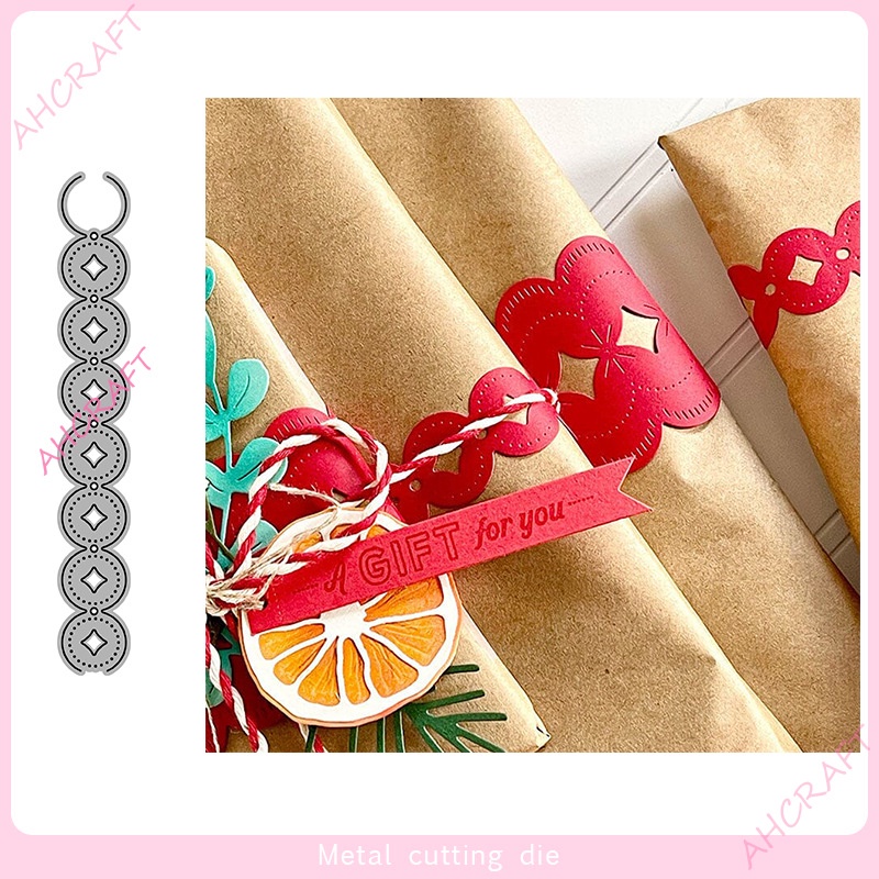 Set 8 Khuôn Thép carbon Dùng Để Cắt Giấy Trang Trí
