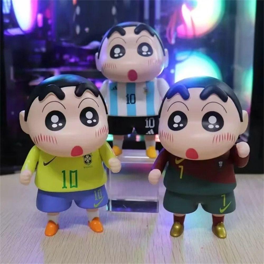 Mô hình hành động MMULCK nhân vật hoạt hình Crayon shin-chan/ ngôi sao bóng đá 13cm cho người hâm mộ sưu tầm
