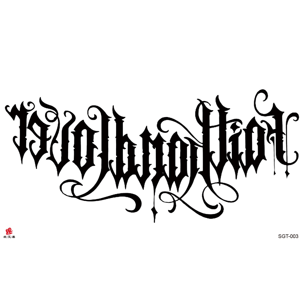 Hình Xăm Dán Ba Mặt Chống Thấm Nước Hình Đầu Rồng Độc Đáo Ốp