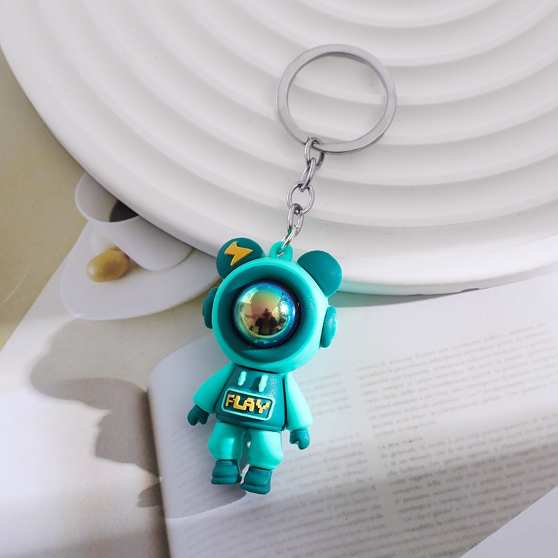 Móc Khóa Hình Gấu / Phi Hành Gia / Gấu Hoạt Hình Nhiều Màu Dễ Thương