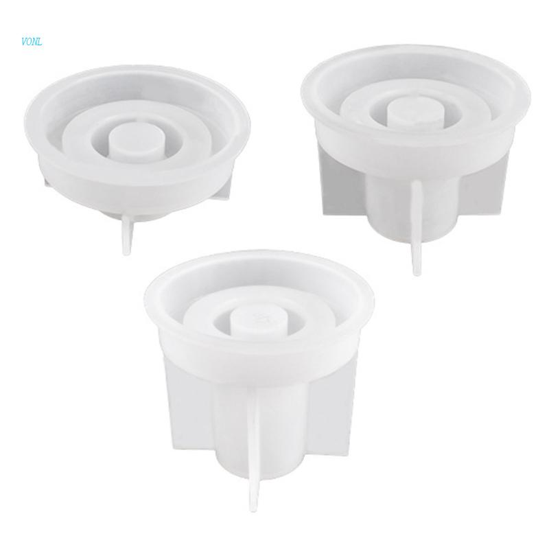 Khuôn Silicone Làm Chân Nến Bằng Epoxy Tiện Dụng