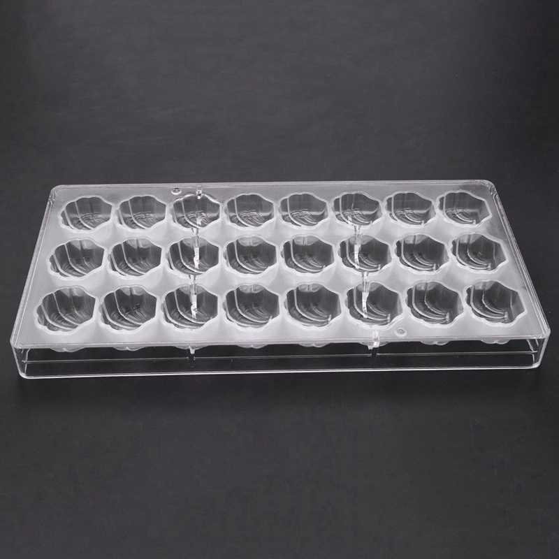 Khuôn Làm Sô Cô La / Đá / Kẹo Hình Vỏ Sò 3D Và 24 Lỗ