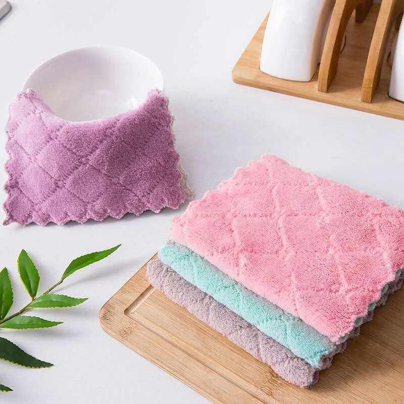 Khăn Lau Nhà Bếp Đa Năng, Siêu Thấm Nước, Chất cực mềm và mịn