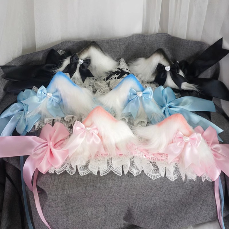 Kẹp Tóc Hình Tai Thú Hoạt Hình Chống Trượt Hóa Trang Cho Bé Gái