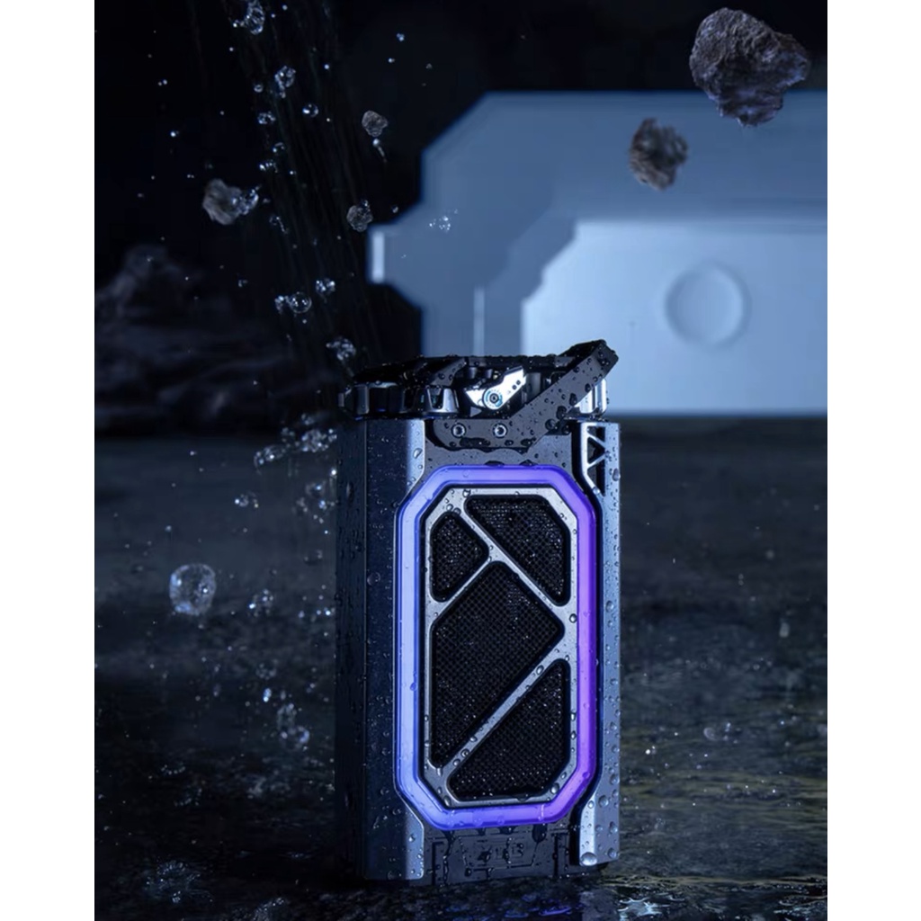 Muzen XOG Shell MW-H1 Loa Bluetooth Máy tính để bàn Chống nước Loa siêu trầm Cyberpunk Streamer