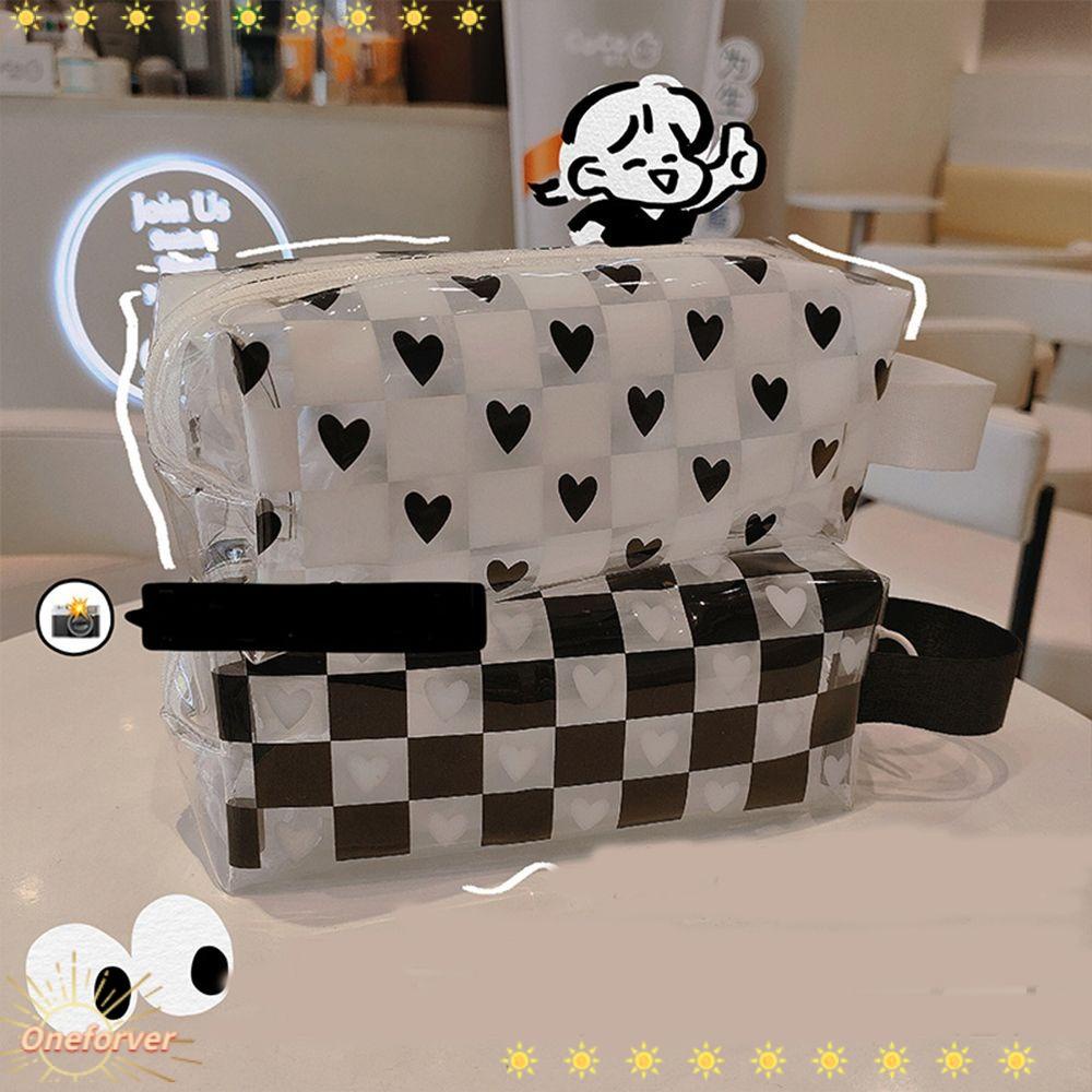 Túi Đựng Bút Trong Suốt Chống Nước Sức Chứa Lớn Có Khóa Kéo Cho Học Sinh