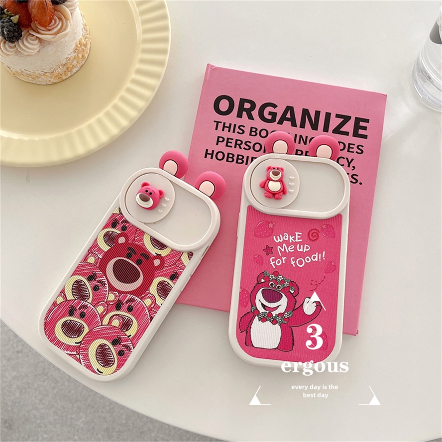 Ốp Điện Thoại TPU Mềm Hình Gấu Bông 3D Dễ Thương Cho IPhone 14 13 12 11 Pro Max