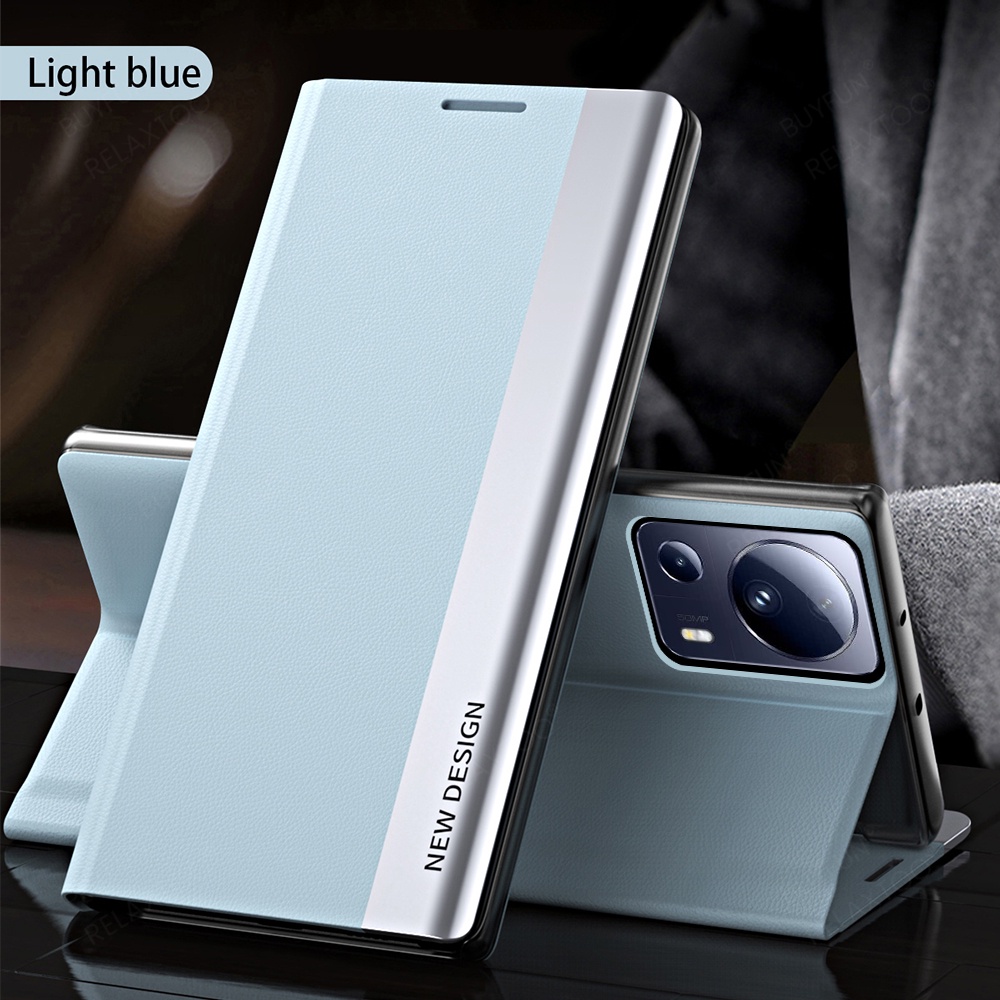 Bao Da Điện Thoại Nắp Lật Từ Tính Chống Rơi Cho Xiaomi 13 Lite Mi13 Pro 5G Xiaomi13 Mi 13Lite 13Pro