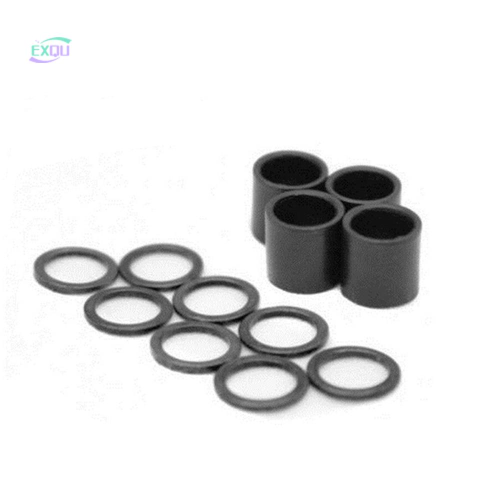 Set 4 Vòng Bi + 8 Vòng Đệm Bằng Thép Không Gỉ Màu Đen Cho Ván Trượt