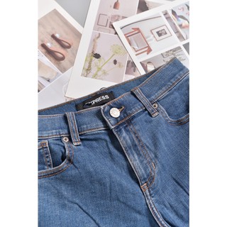 Quần short jean EXPR3SS lật/xả lai