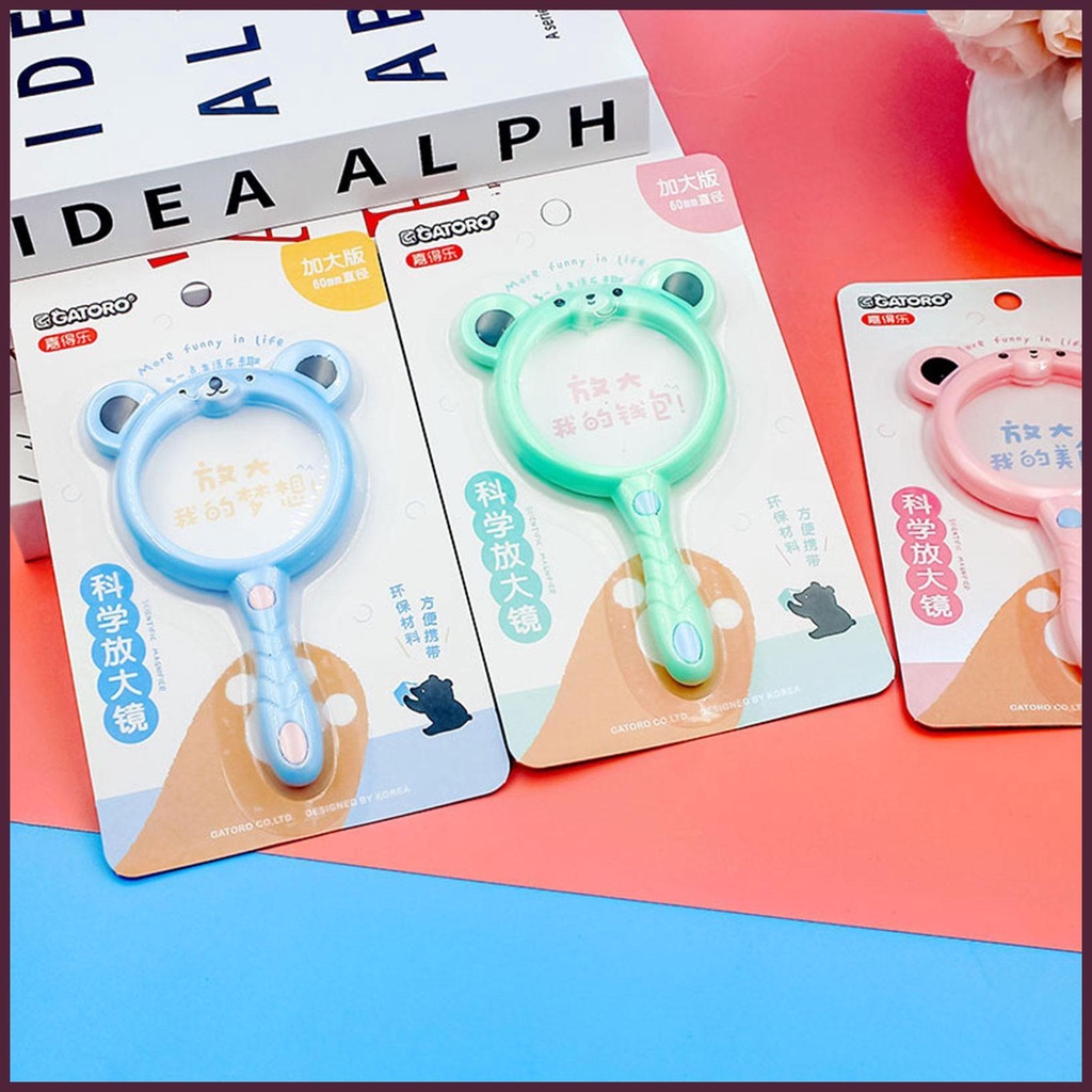 Kính Lúp Phóng Đại 3X Cầm Tay Tiện Dụng Cho Bé